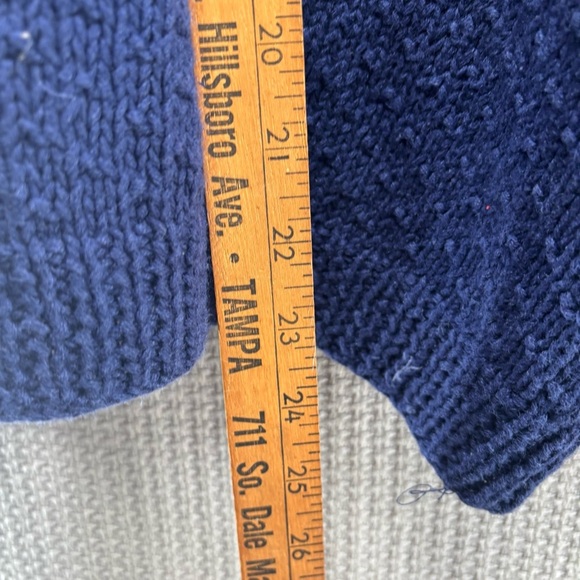 Vtg Signature Northern Isles Cardigan Sweater Sz PM Farm American Flag Apple - Picture 9 of 9